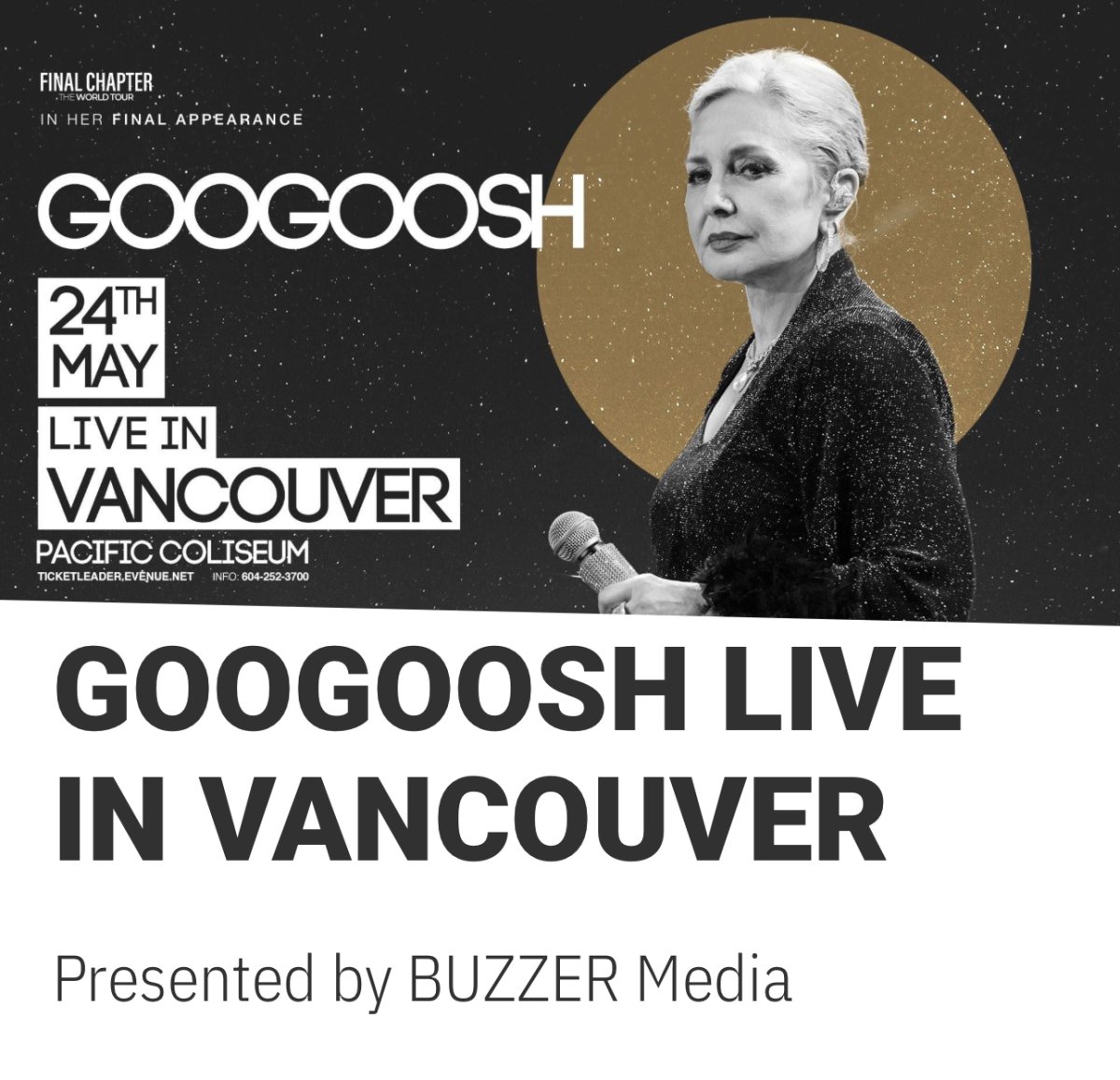 Googoosh Live in Vancouver 
